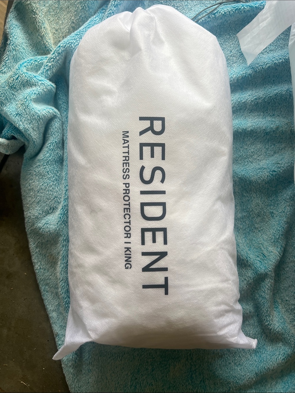 King Mattress Protector - White